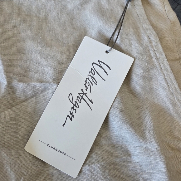 Men's Walter Hagen Clubhouse Khaki Linen Shorts Size 36 Golf Outdoor Active - Picture 2 of 9